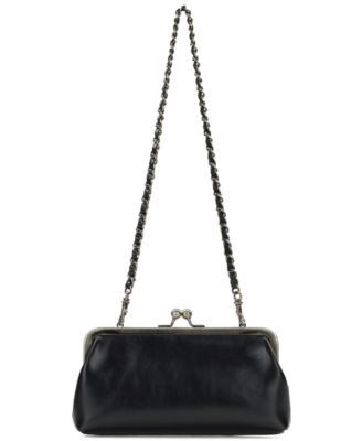 Mini Potenaz Leather Kiss-Lock Shoulder Bag