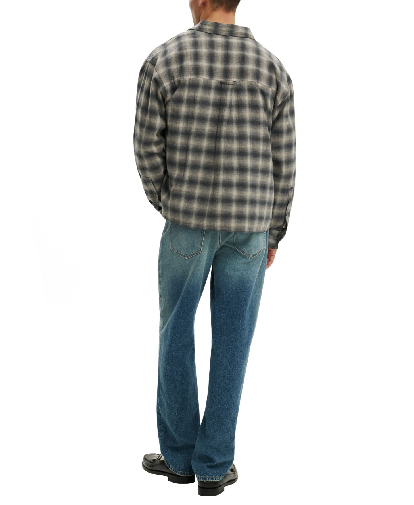 Мужские джинсы COTTON ON Loose Straight Jean Relaxed-Fit, цвет: Синий — фото 7