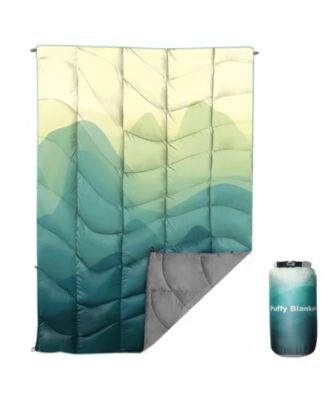 Waterproof Puffy Camping Blanket Lightweight Packable Outdoor Travel Blanket