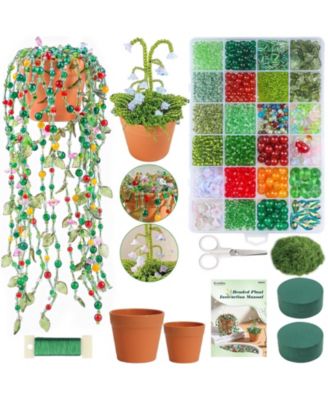 17 Style Glass Crystal DIY Handmade Craft Flower Making Kit With Video Tutorial Gift For Enthusiasts