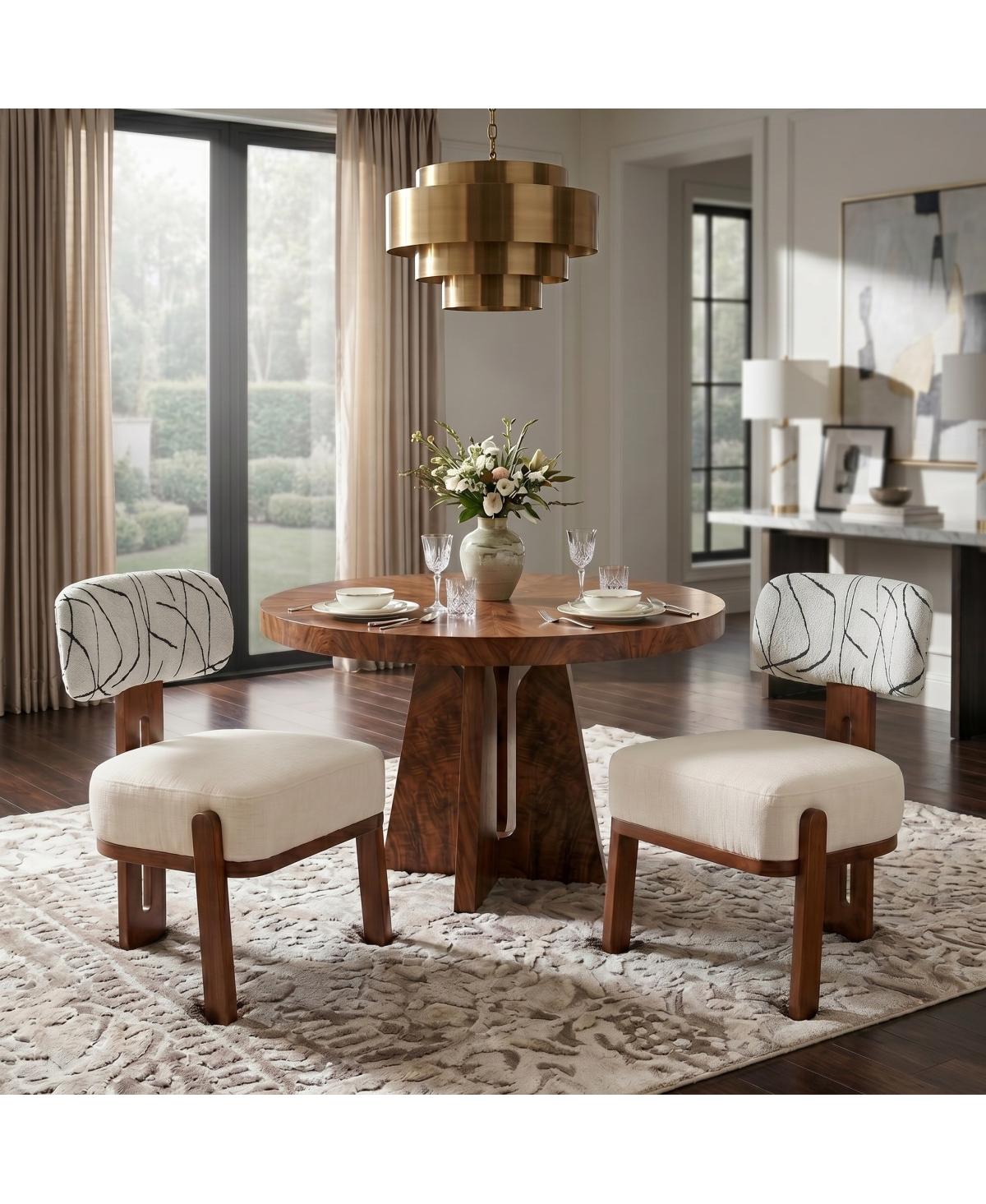 Streamdale Furniture 2 Pieces Modern Accent Chairs, Upholstered Lounge Chairs