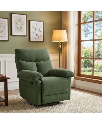 Modern Swivel Rocker Recliner Chair for Living Room and Nursery