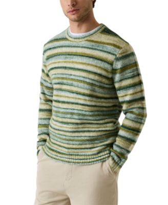 Men's Zayn Wool-Blend Stripe Crewneck Sweater