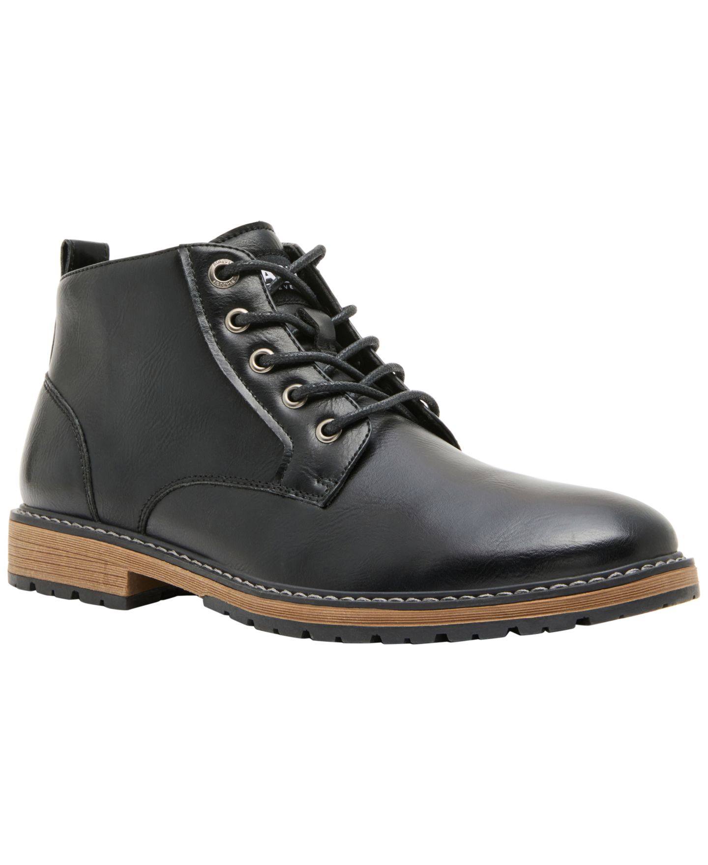 Мужские ботинки Madden Men Steve Tradestar Lace-Up, цвет: Чёрный, вариант 1 — фото 1