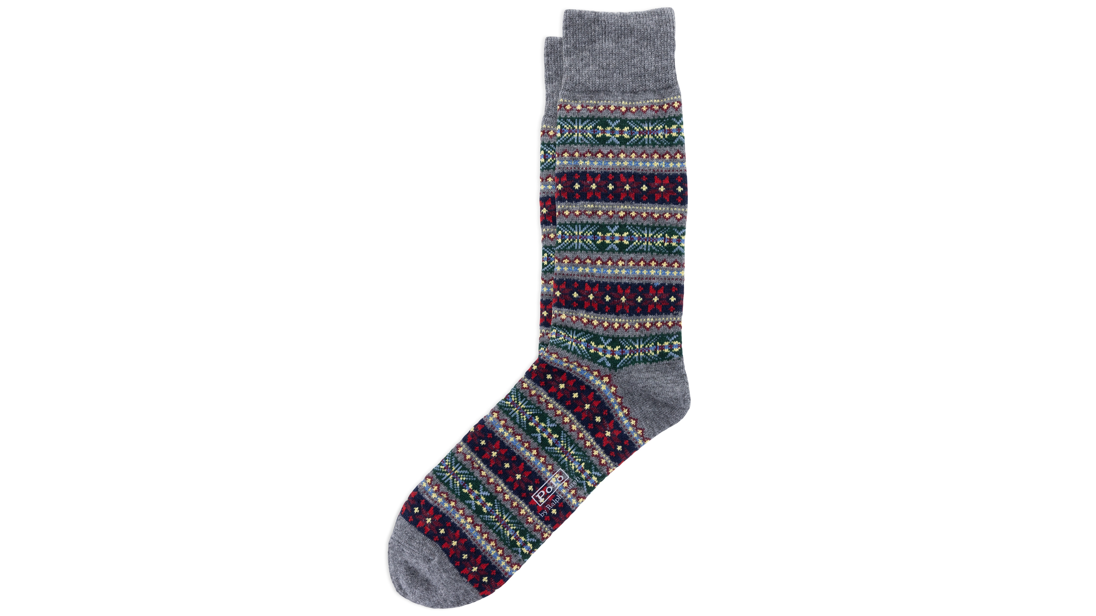 Polo Ralph Lauren Men's Fair Isle Wool-Blend Crew Socks