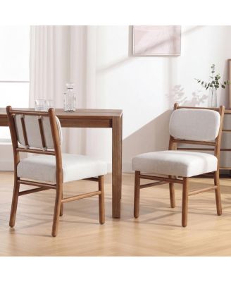 Fabric Dining Chairs Set of 2