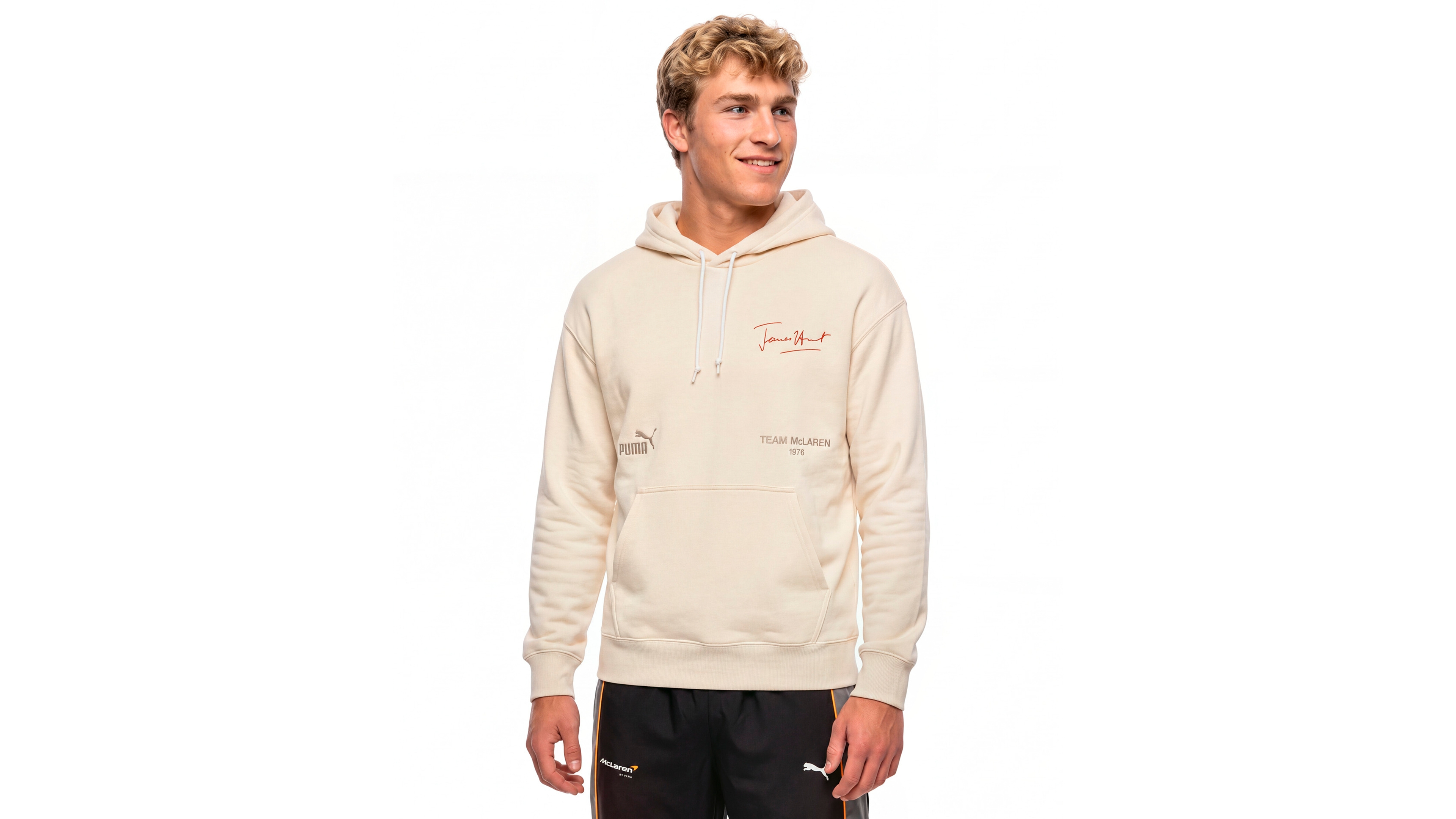 Puma Men's Mclaren James Hunt Formula 1 Graphic Hoodie