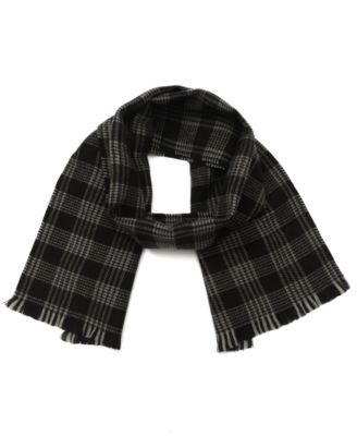 Plaid Fringe Scarf