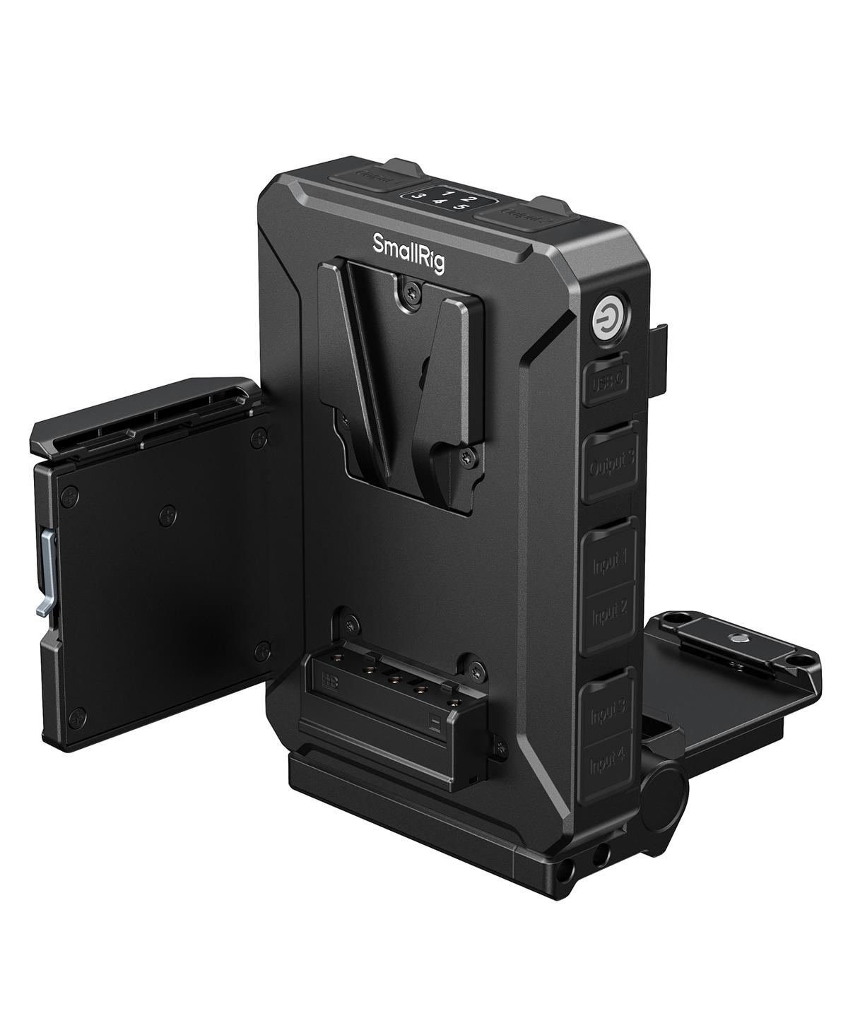 Intelligent Multi-Battery Management V-Mount Battery Plate for Continuous Power and Seamless Battery