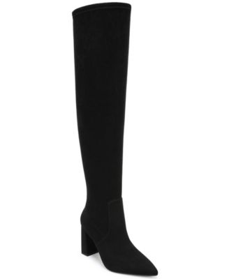 Women's Carlaa Over-the-Knee Pointed Toe Block Heel Boots
