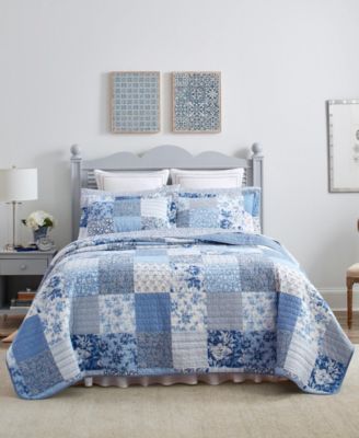Paisley Patchwork Reversible 3-Pc. Quilt Set, Full/Queen