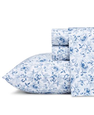 300 Thread Count Cotton Sateen 4-Pc. Sheet Set, Queen