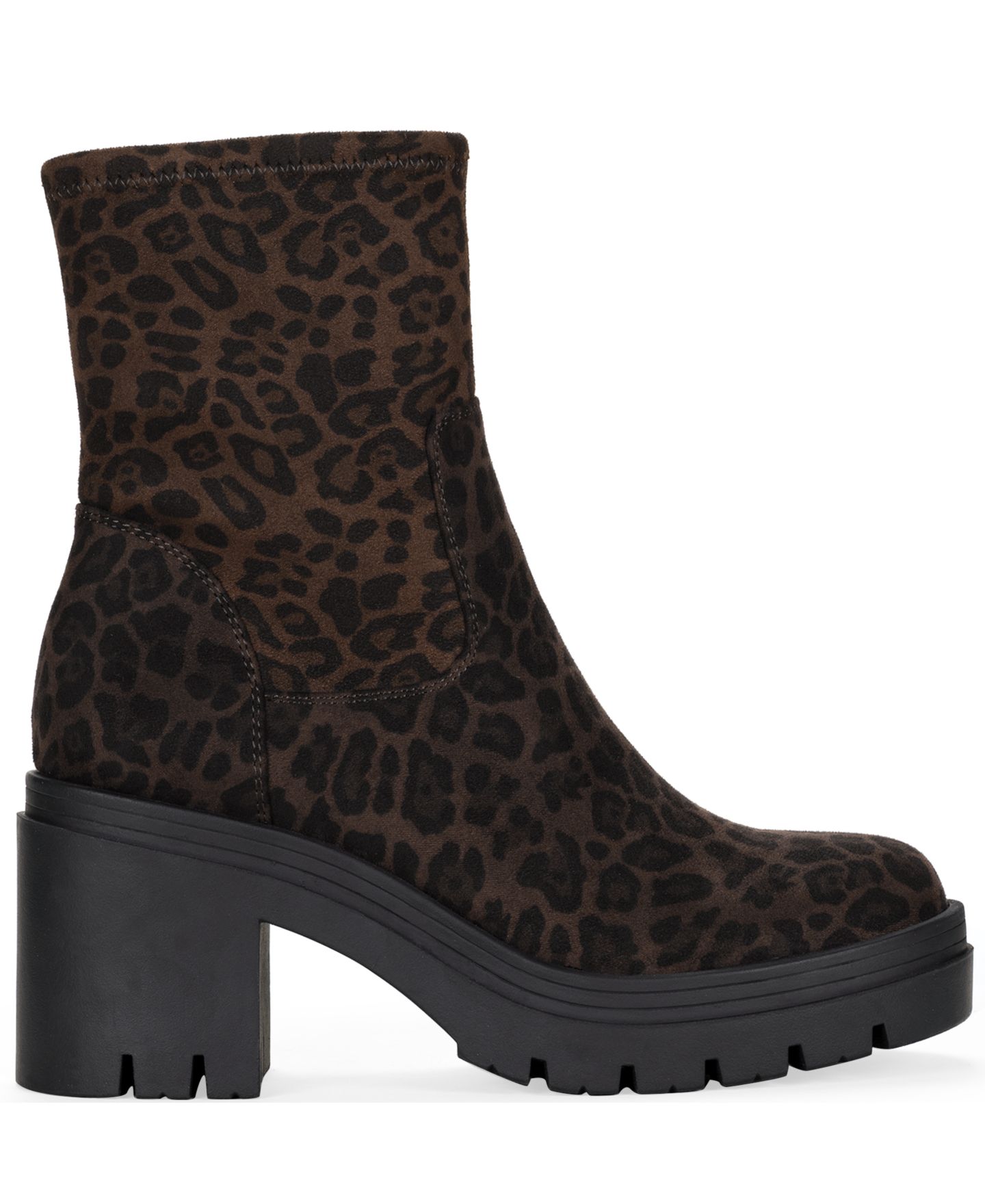 Женские ботинки Wild Pair Verona Block Heel Booties, цвет: Леопардовый — фото 2
