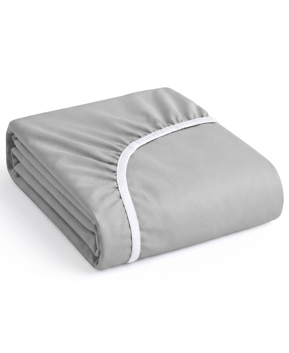 Nestl Super Soft Extra Deep Pocket Microfiber Fitted Sheet, California King - Silver Gray