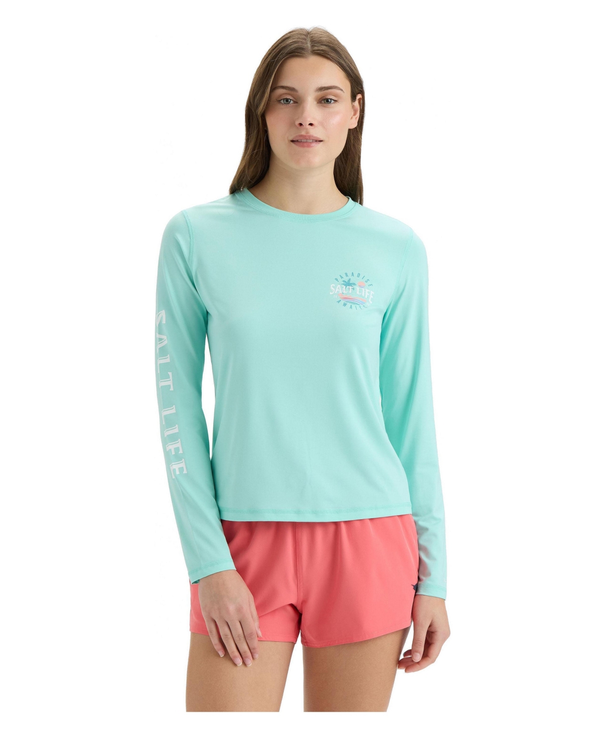 Salt Life Women's Paradise Awaits Performance Long Sleeve Tee
