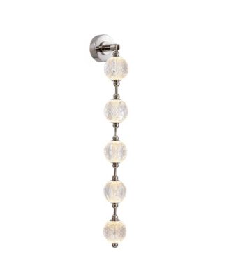 Marni 38-in Natural Damp-Rated Dimmable LED Wall/Vanity Light