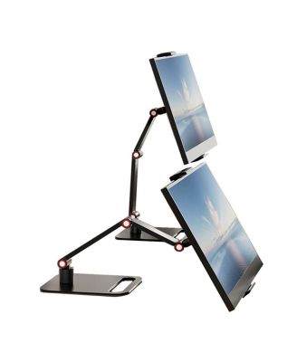 360-Rotatable Adjustable Monitor Stand for Portable Monitors and Tablets