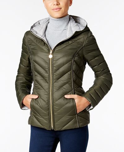Nautica Reversible Hooded Packable Puffer Coat, Only at Macy's