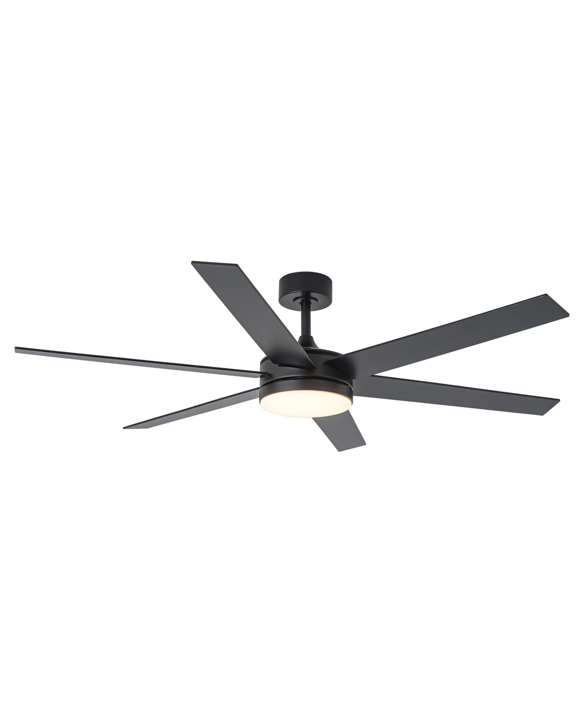 Vaczon 60-inch Modern Wood Integrated Led Indoor Smart Ceiling Fan with Light and App