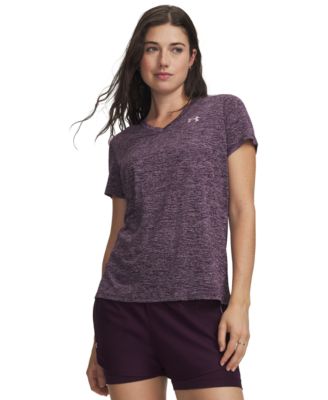 Women's Twist Tech V-Neck Short-Sleeve Top