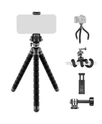Flexible Octopus Phone Tripod 360-Degree Rotating Ball Head for Smartphones and Action Cameras