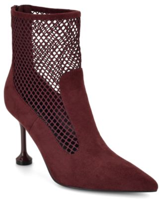 Women's Goane Fishnet Stiletto Dress Booties