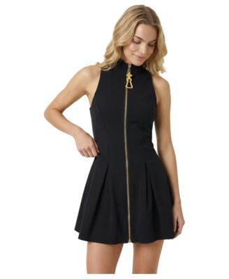 Women's High-Neck Mini Little Dress