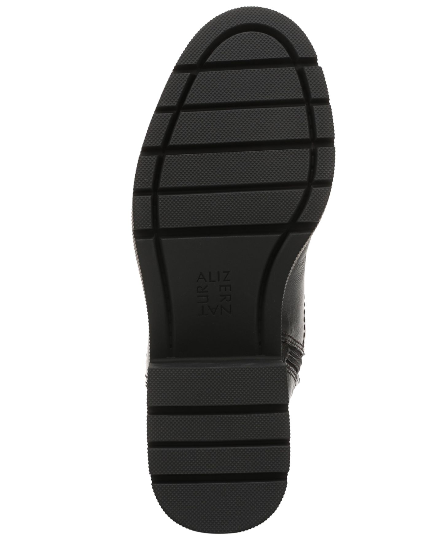 Женские ботинки Naturalizer Juni Lug Sole Block Heel Chelsea, цвет: Чёрный / Коричневый кожаный — фото 7