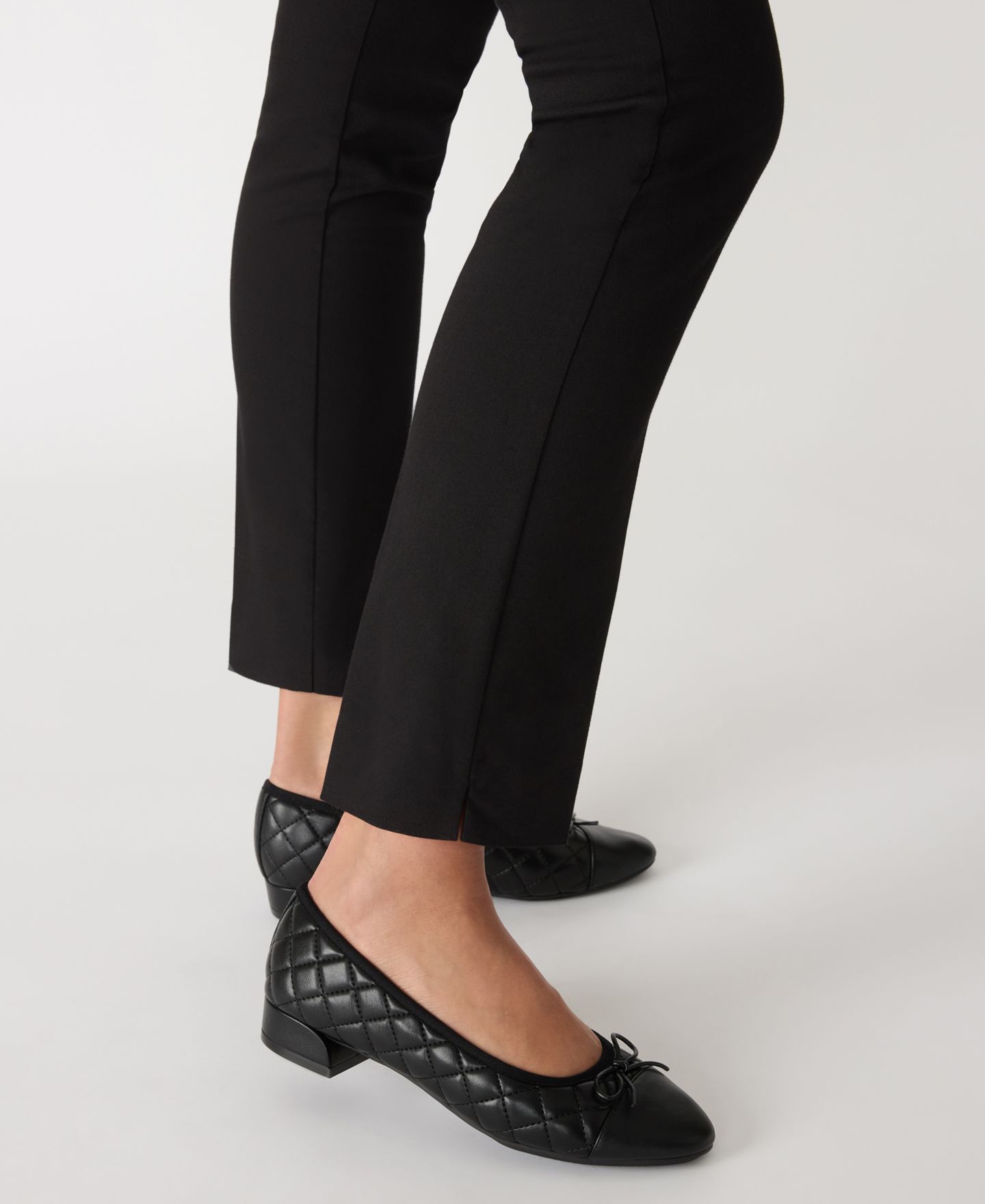 Женские стёганые балетки Anne Klein Divine без застёжки, цвет: Чёрный — фото 3
