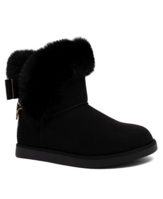 Women's Kamper Studded-Bow Round Toe Ankle Booties