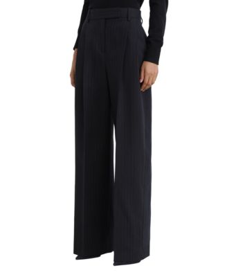 Women's Beck Wide-Leg Pinstripe Pants