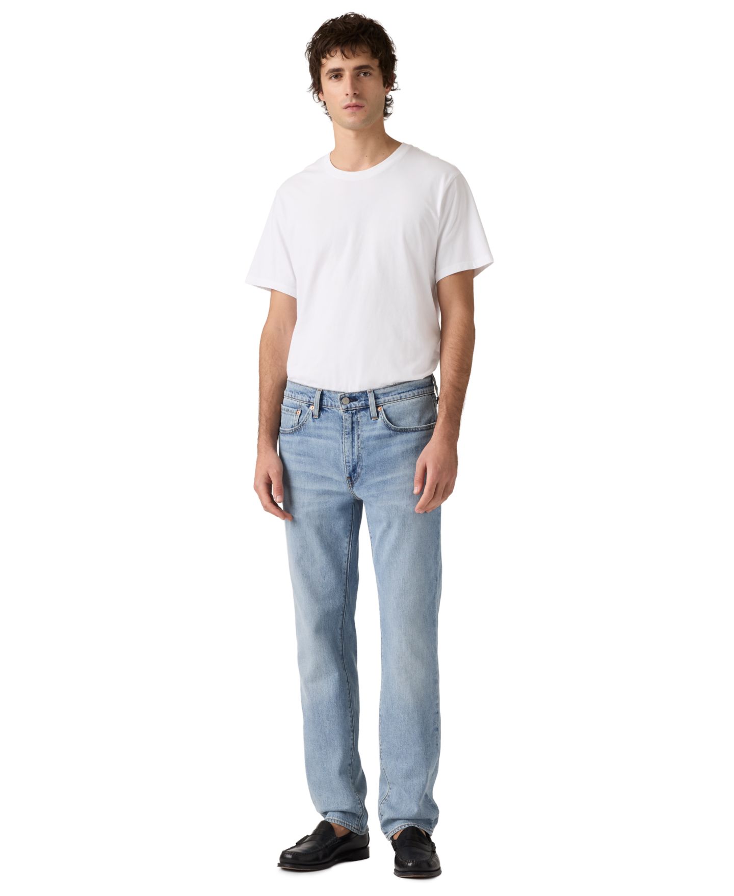 Мужские джинсы Levi's 514™ Straight-Fit, цвет: Молочный — фото 4