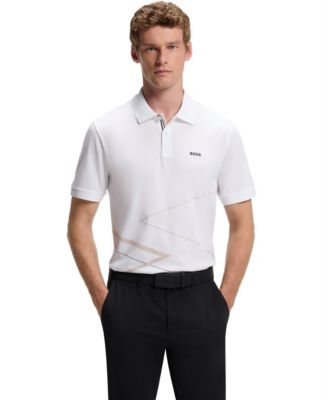 Men's Pima Cotton Printed Polo Shirt