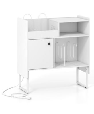 32 Inch Record Player Stand with Storage for 250 Albums