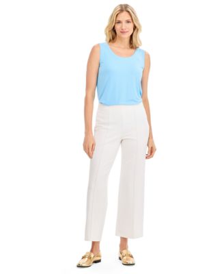 Women's Wide-Leg Pull-On Ponte Pants