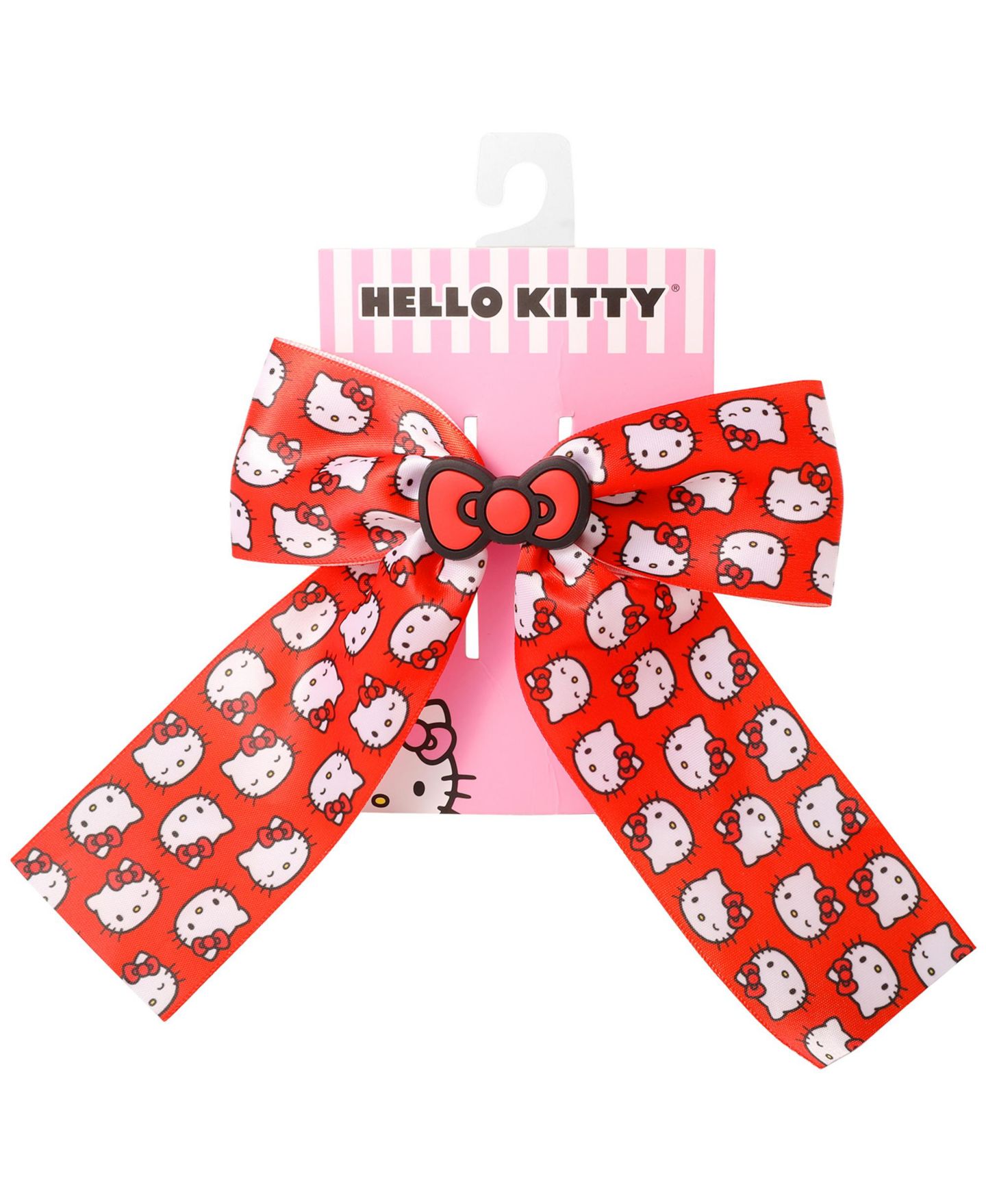 Детские аксессуары для волос Hello Kitty Hair Bow Barrette Official License, Sanrio Hair Accessories, цвет: Красный — фото 6