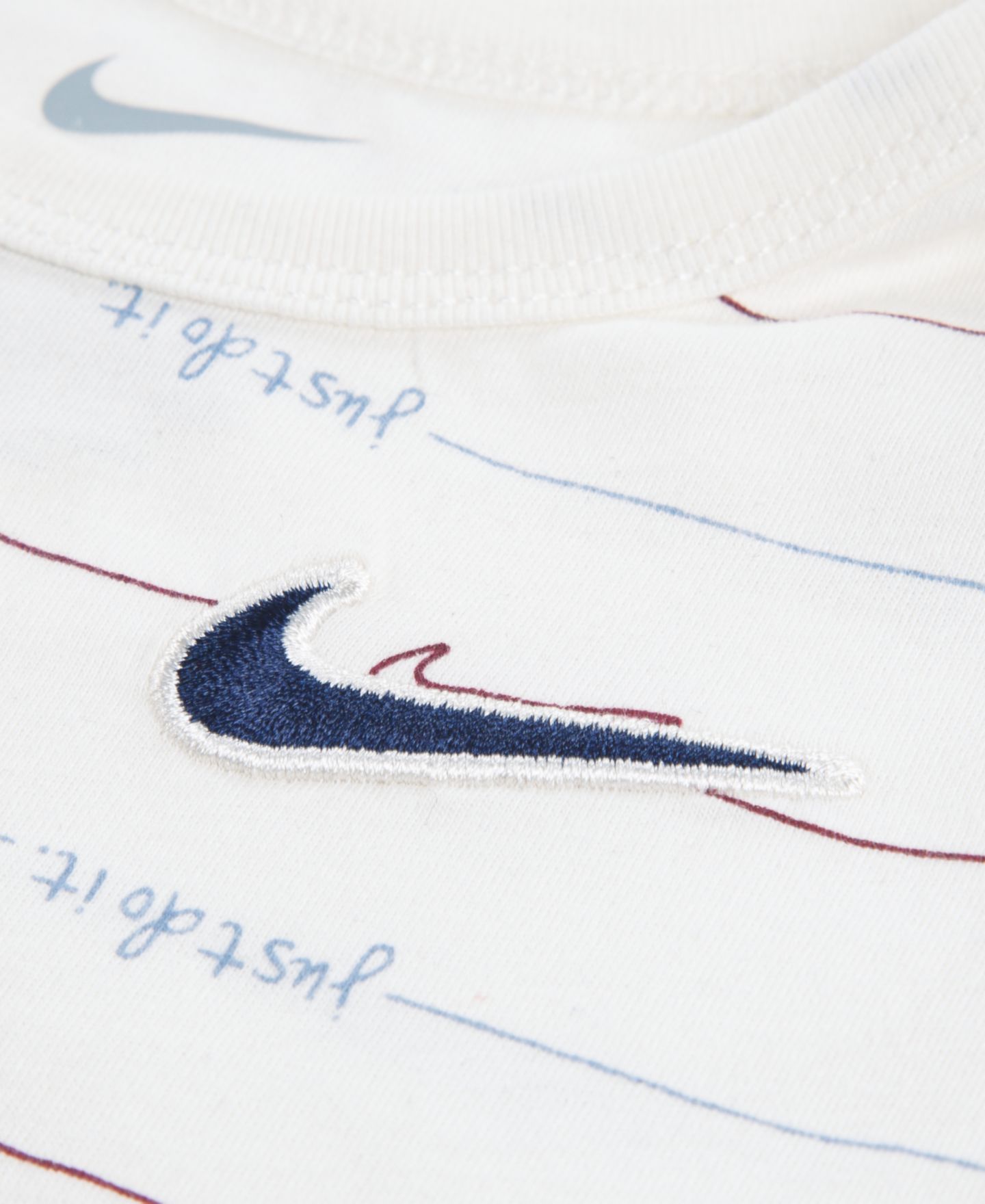 Комплекты Nike Ready. Set. Grow. Quarter-Zip Striped Sweatshirt, Bodysuit and Pants, 3-Piece Set для мальчиков-малышей, цвет: Синий — фото 3