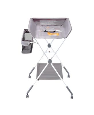 Adjustable-Height Foldable Changing Table