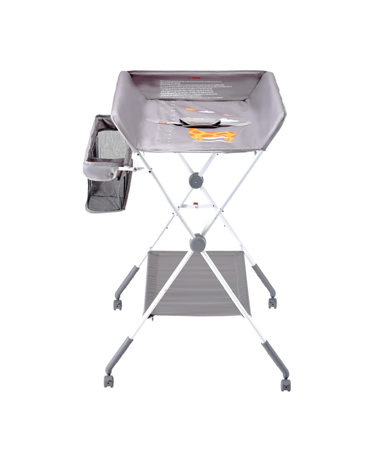 Gouun Adjustable-Height Foldable Changing Table