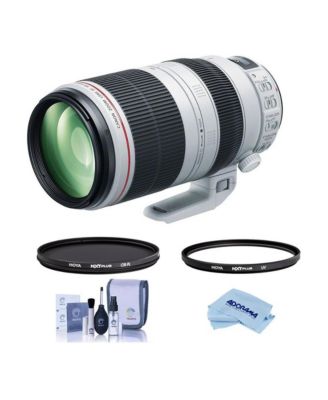 EF 100-400mm f/4.5-5.6L IS II USM Lens, Bundle with Hoya 77mm UV+CPL Filter Kit, Cleaning Kit, Cleaning Cloth