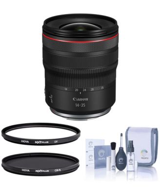 RF 14-35mm f/4 L IS USM Lens, Bundle with Hoya NXT Plus 77mm CPL Filter, 77mm UV Lens Filter and Cleaning Kit