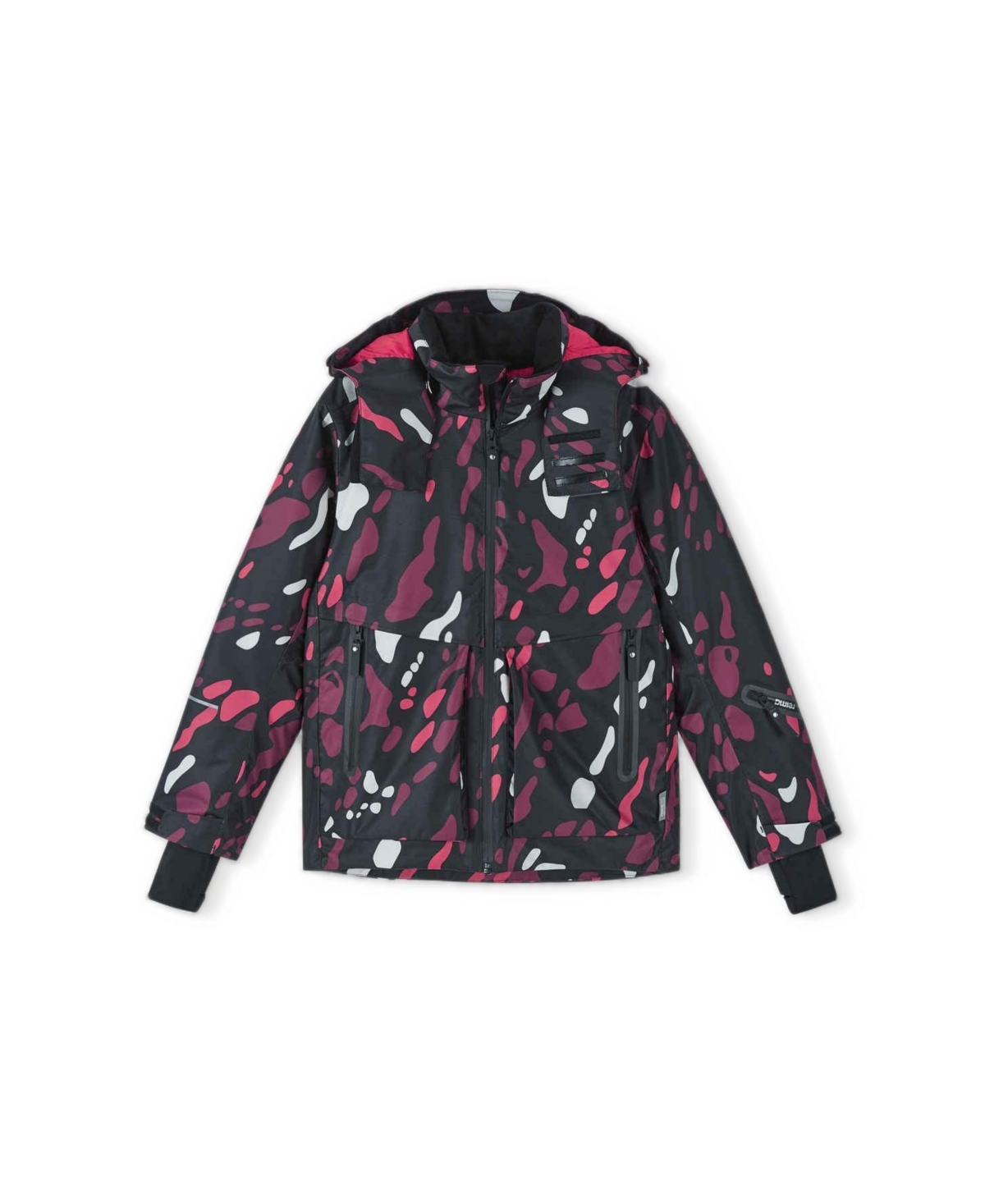 Reima Boys' and Girls' 2T-5T Tirro Waterproof Hooded Winter Jacket - Maroon