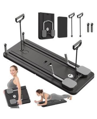 Foldable Pilates Reformer Set Sliding For Home