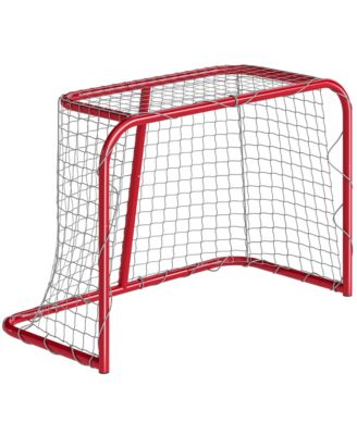 35" x 18" Hockey Goal, Easy Setup Hockey Net with Metal Frame