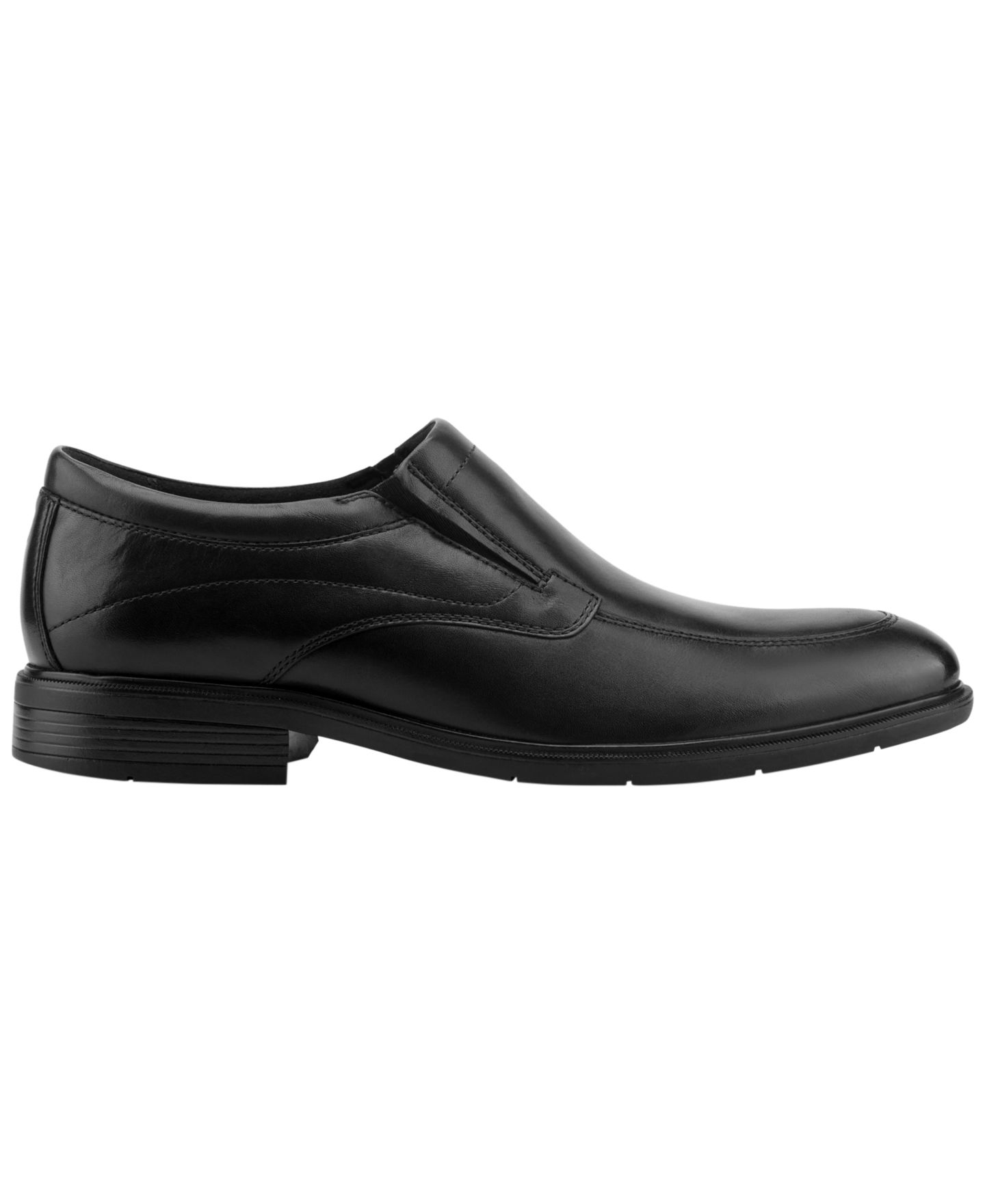 Мужские туфли Rockport Odell Waterproof Slip-Resistant, цвет: Чёрный кожаный — фото 2