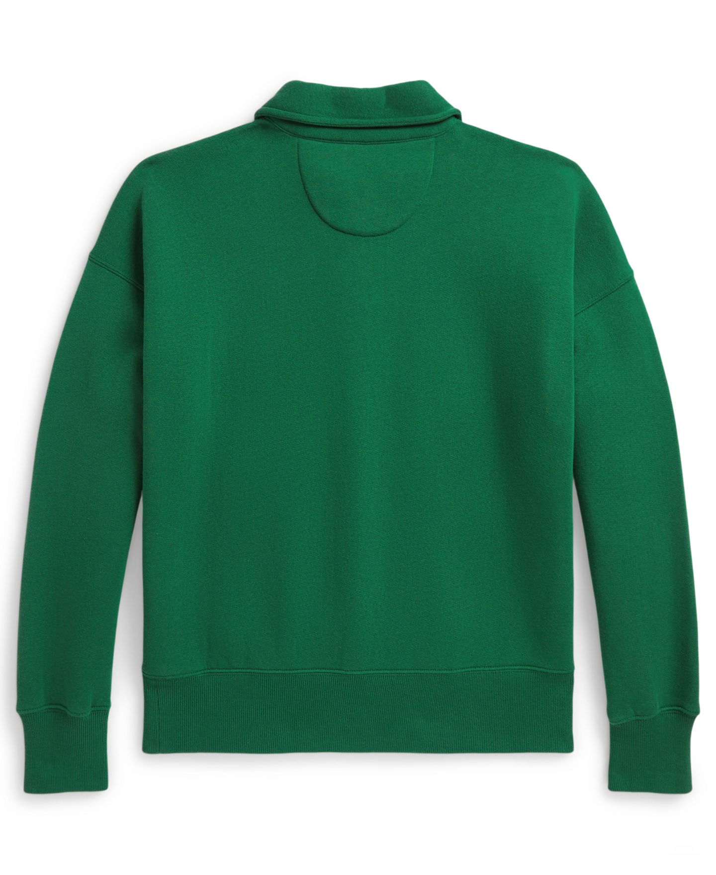 Женская толстовка на молнии Polo Ralph Lauren Women's Fleece Quarter-Zip, цвет: Зелёный — фото 3