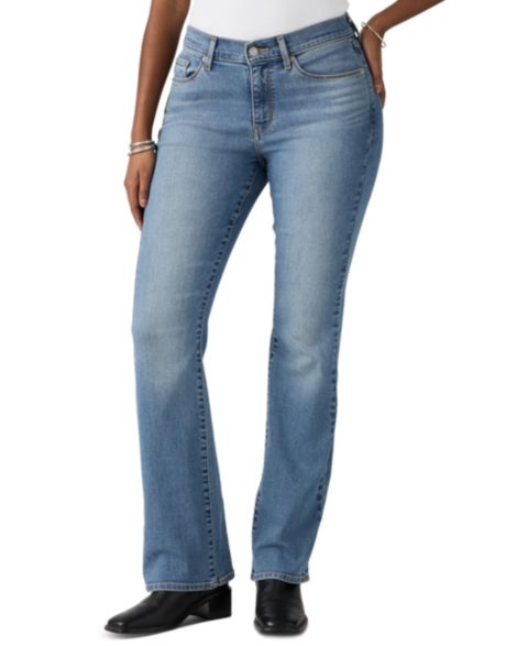 Женские джинсы Levi's Casual Classic Mid Rise Bootcut, цвет: Джинсовый