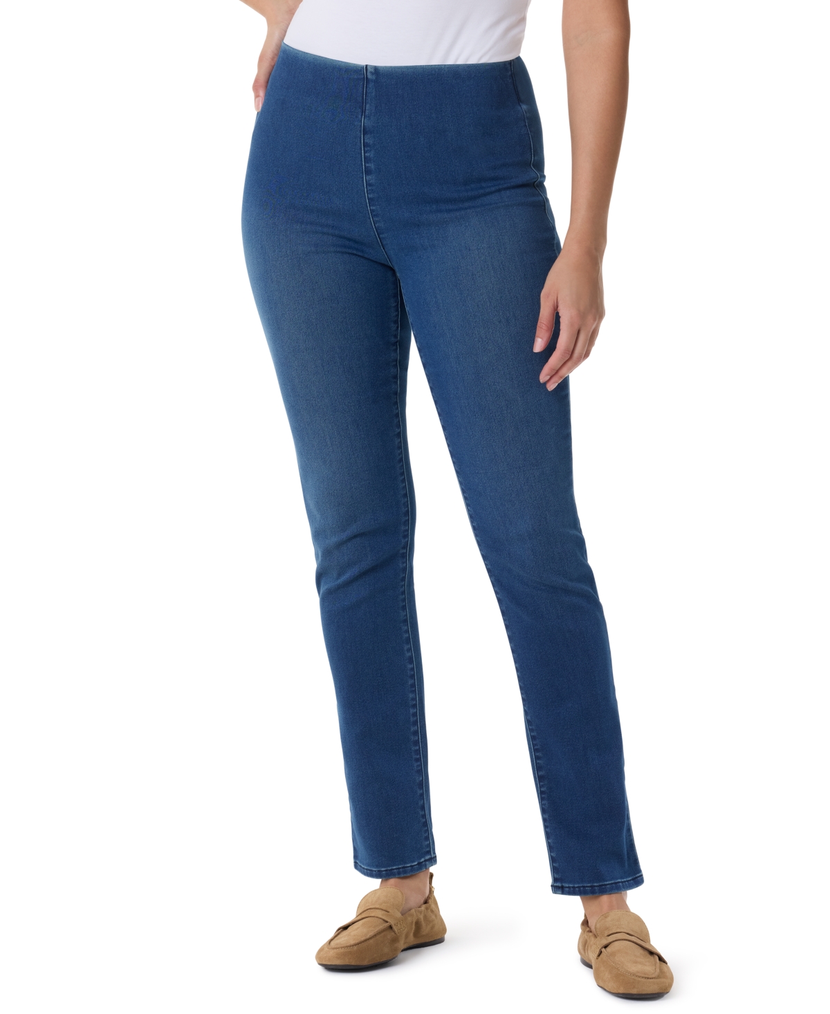 Gloria Vanderbilt Women's Amanda Pull-On High-Rise Slim Jeans