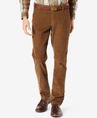 Dockers® Men's Stretch Slim Tapered Fit Alpha Khaki Pants - Macy's