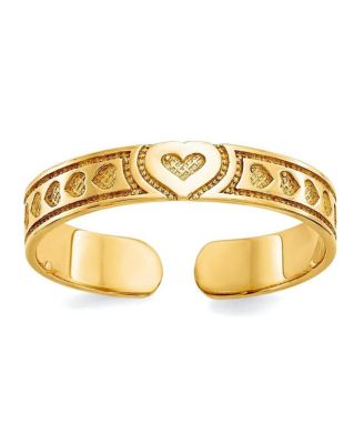 Adjustable Heart Toe Ring